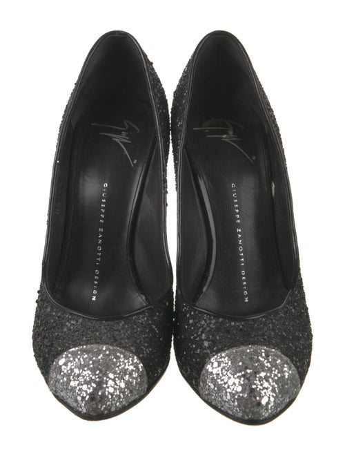 Giuseppe Zanotti Glitter Colorblock Pattern Pumps