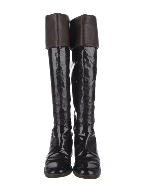 Giuseppe Zanotti Patent Leather Riding Boots