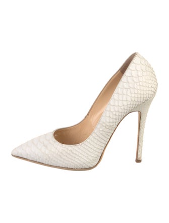 Giuseppe Zanotti Snakeskin Animal Print Pumps