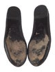 Giuseppe Zanotti Leather Glitter Accents Flats