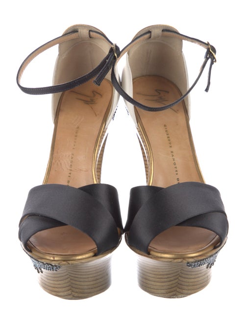 Giuseppe Zanotti Leather Animal Print D'Orsay Pumps