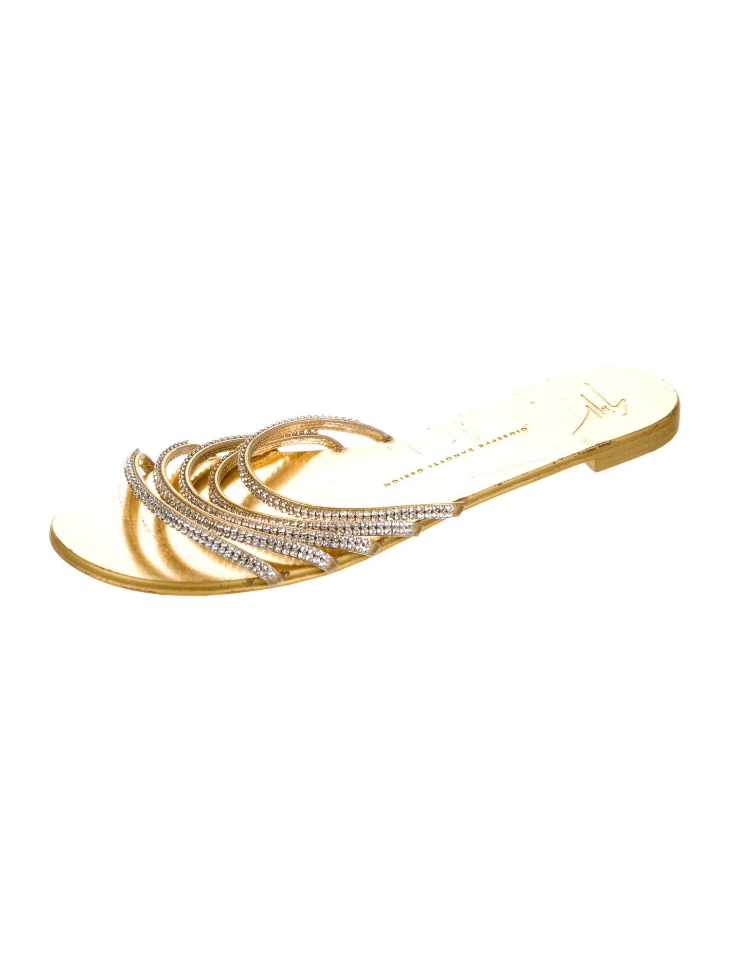 Giuseppe Zanotti Leather Slides