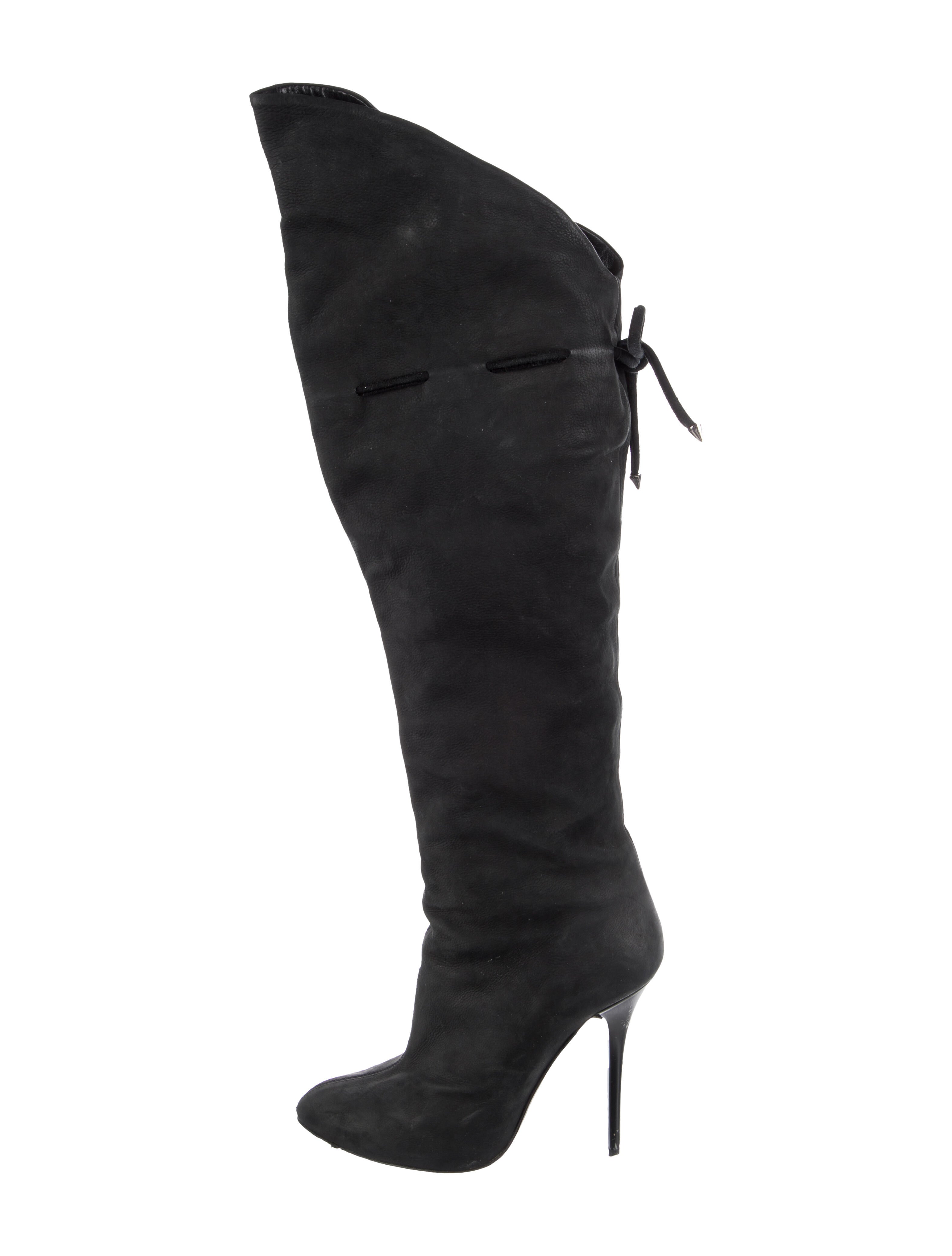 Giuseppe Zanotti Leather Lace-Up Boots