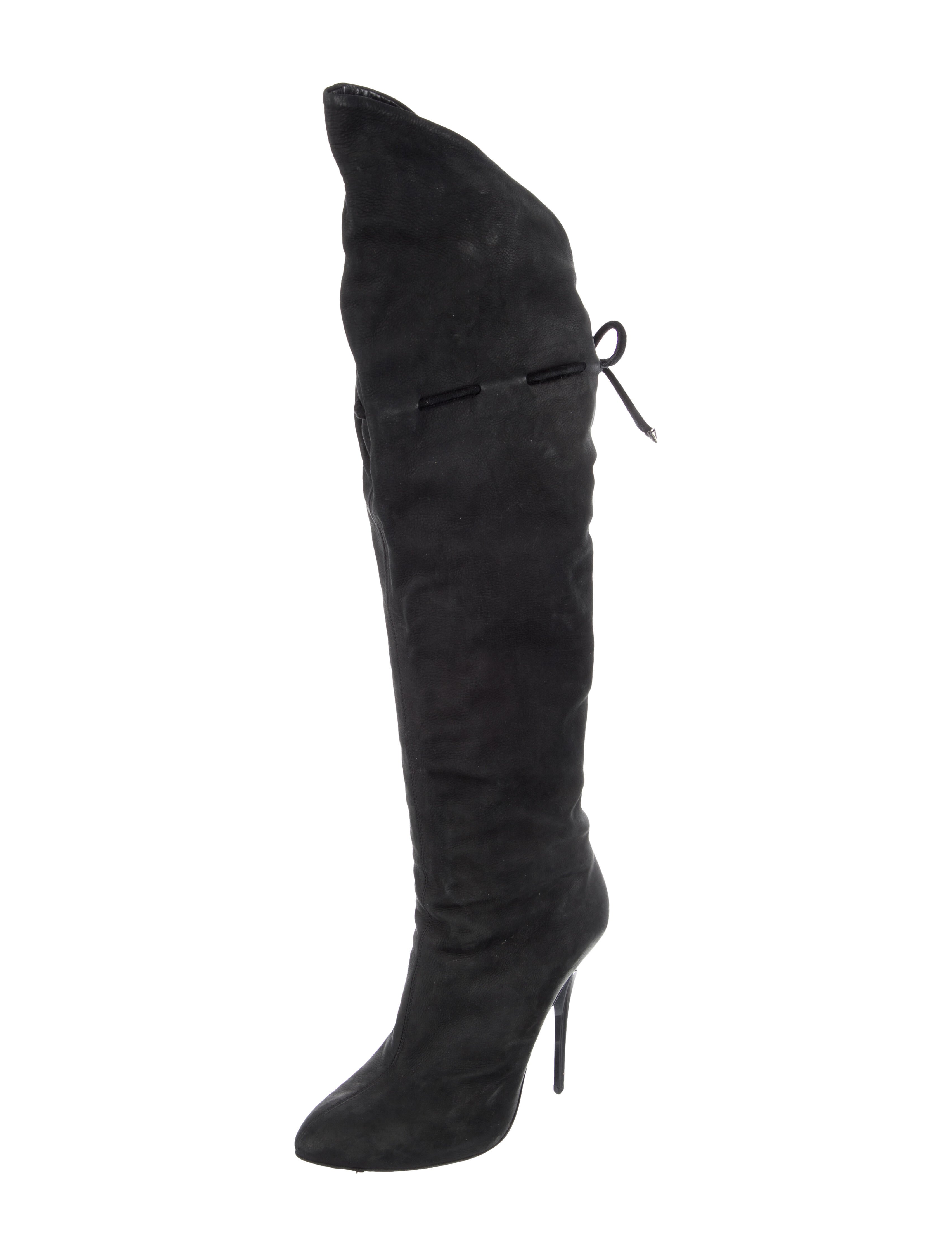 Giuseppe Zanotti Leather Lace-Up Boots