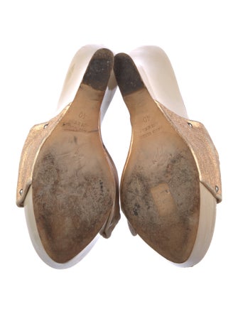 Giuseppe Zanotti Leather Slides