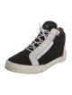 Giuseppe Zanotti Suede Colorblock Pattern Sneakers