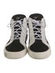 Giuseppe Zanotti Suede Colorblock Pattern Sneakers