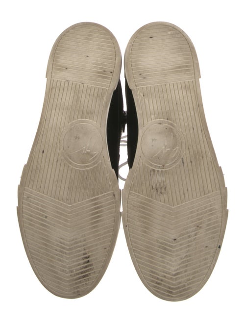 Giuseppe Zanotti Suede Colorblock Pattern Sneakers