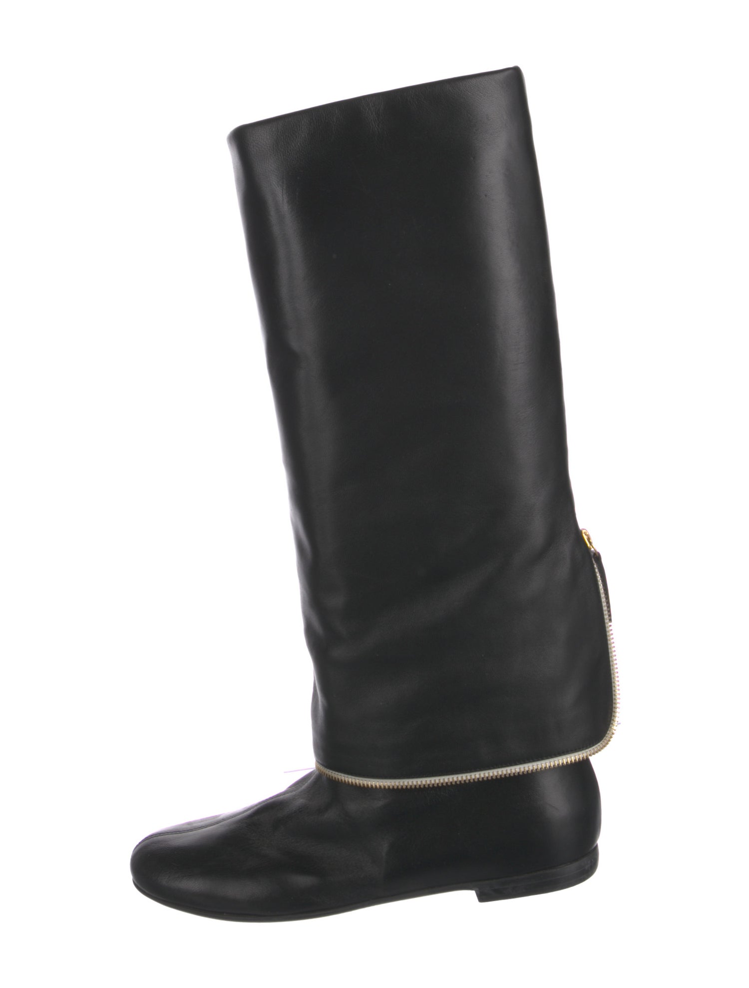 Giuseppe Zanotti Leather Riding Boots