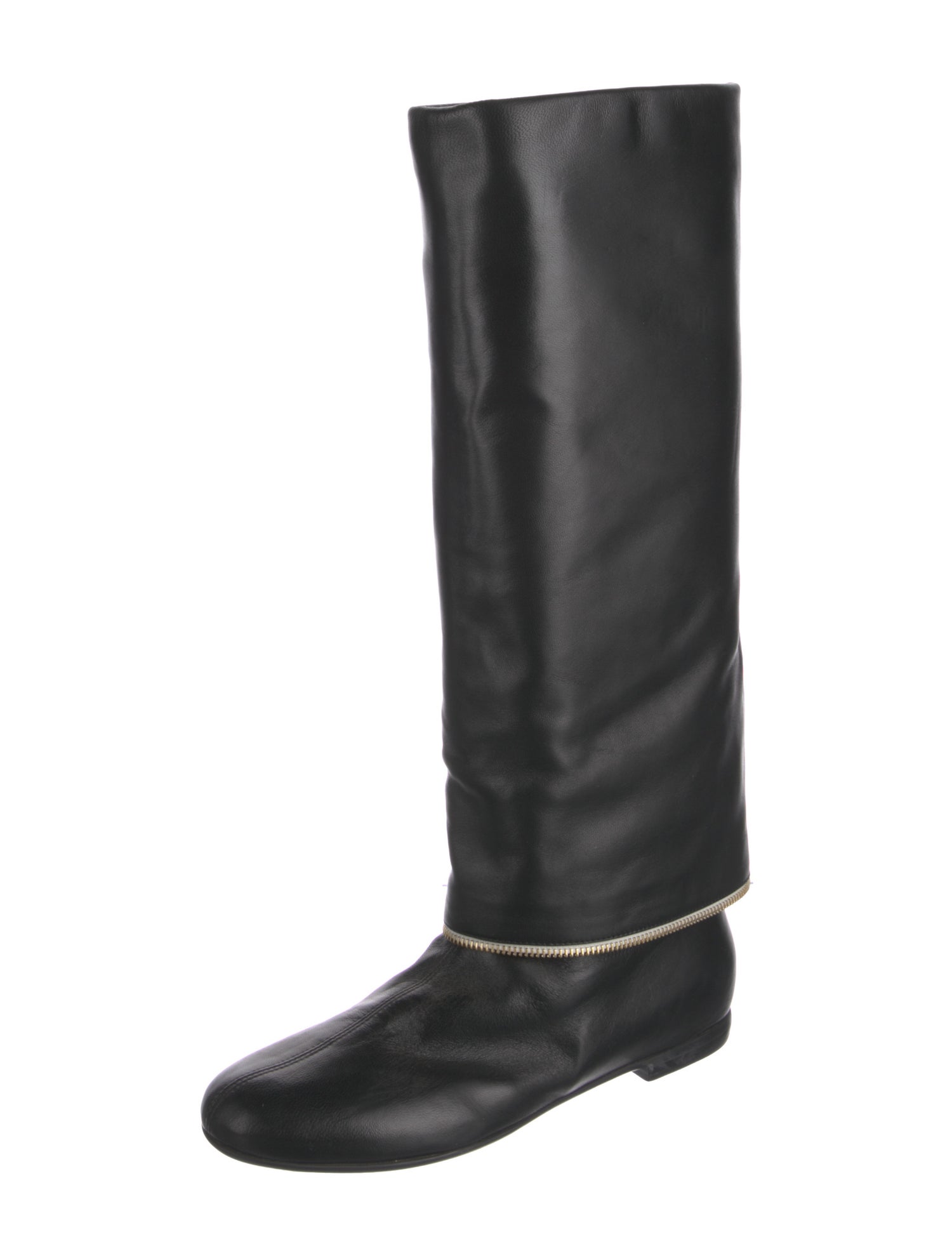 Giuseppe Zanotti Leather Riding Boots
