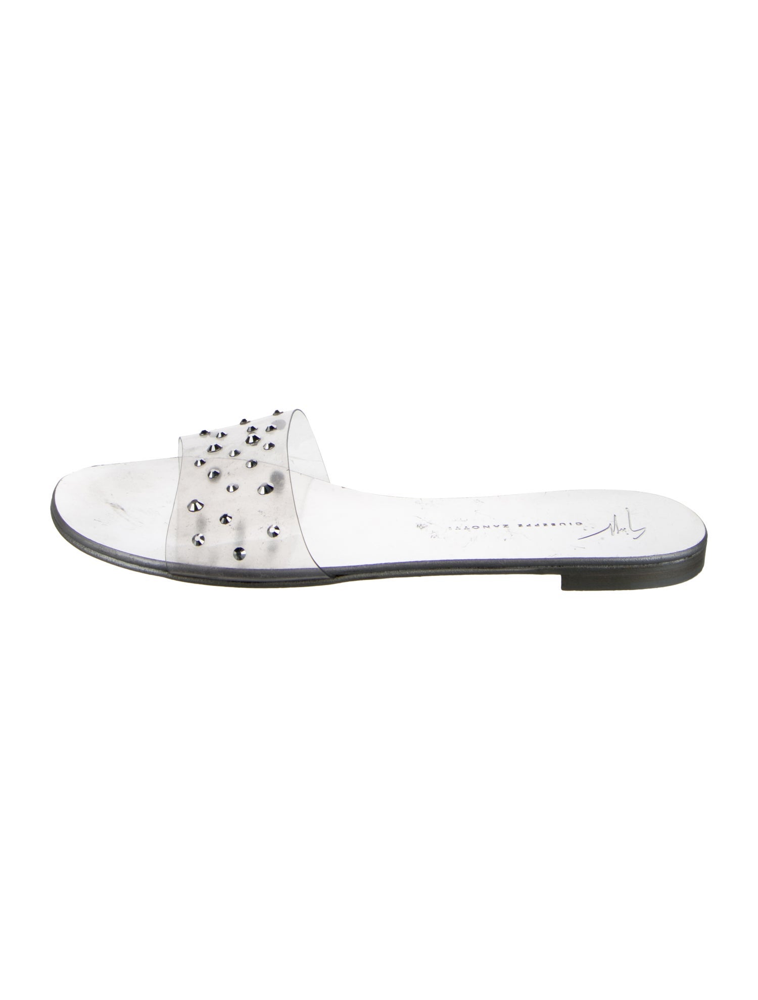 Giuseppe Zanotti Crystal Embellishments Slides