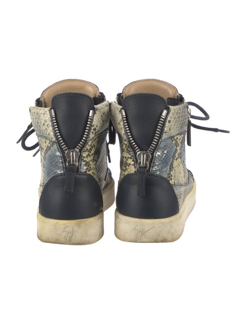 Giuseppe Zanotti Snakeskin Animal Print Sneakers