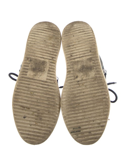 Giuseppe Zanotti Snakeskin Animal Print Sneakers