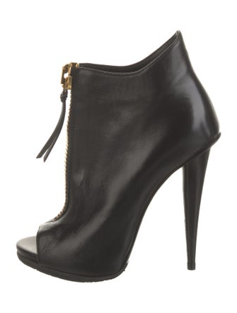 Giuseppe Zanotti Leather Lace-Up Boots