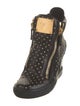 Giuseppe Zanotti Leather Studded Accents Lace-Up Boots