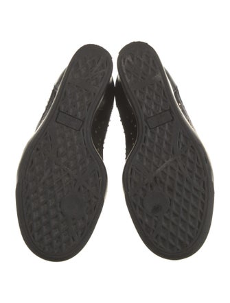 Giuseppe Zanotti Leather Studded Accents Lace-Up Boots