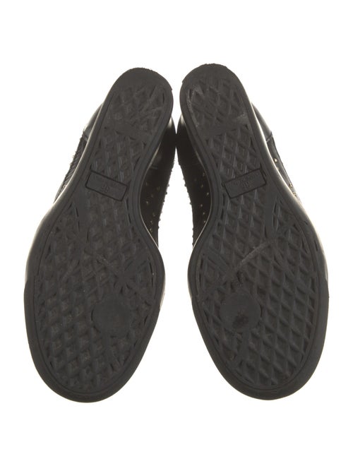 Giuseppe Zanotti Leather Studded Accents Lace-Up Boots