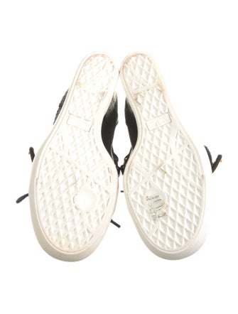 Giuseppe Zanotti Embossed Leather Colorblock Pattern Lace-Up Boots