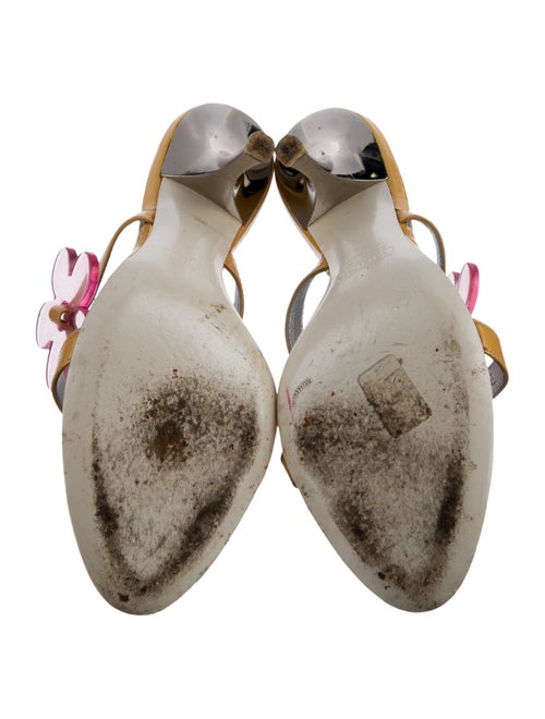 Giuseppe Zanotti Leather Bow Accents Slides