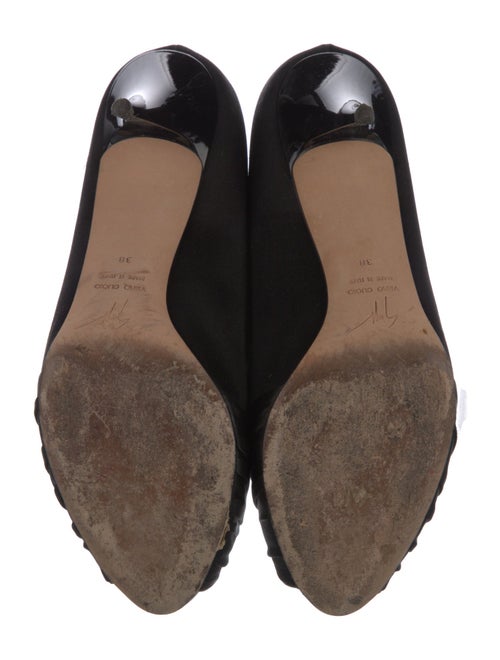 Giuseppe Zanotti Satin Crystal Embellishments Sandals