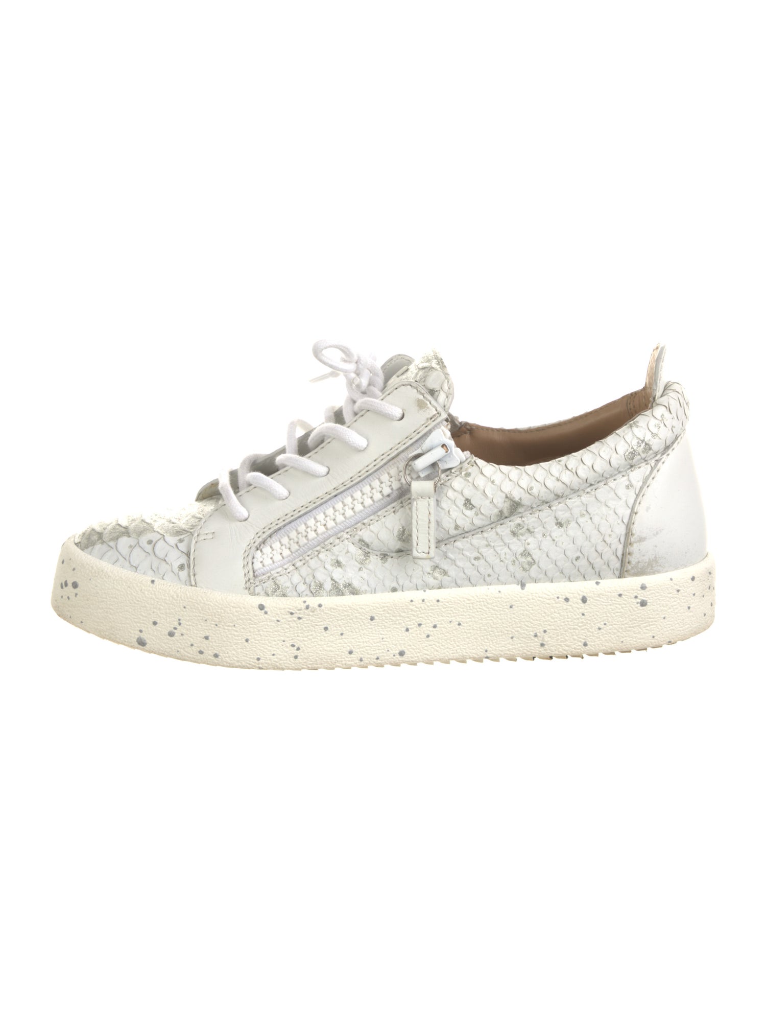 Giuseppe Zanotti Snakeskin Animal Print Sneakers
