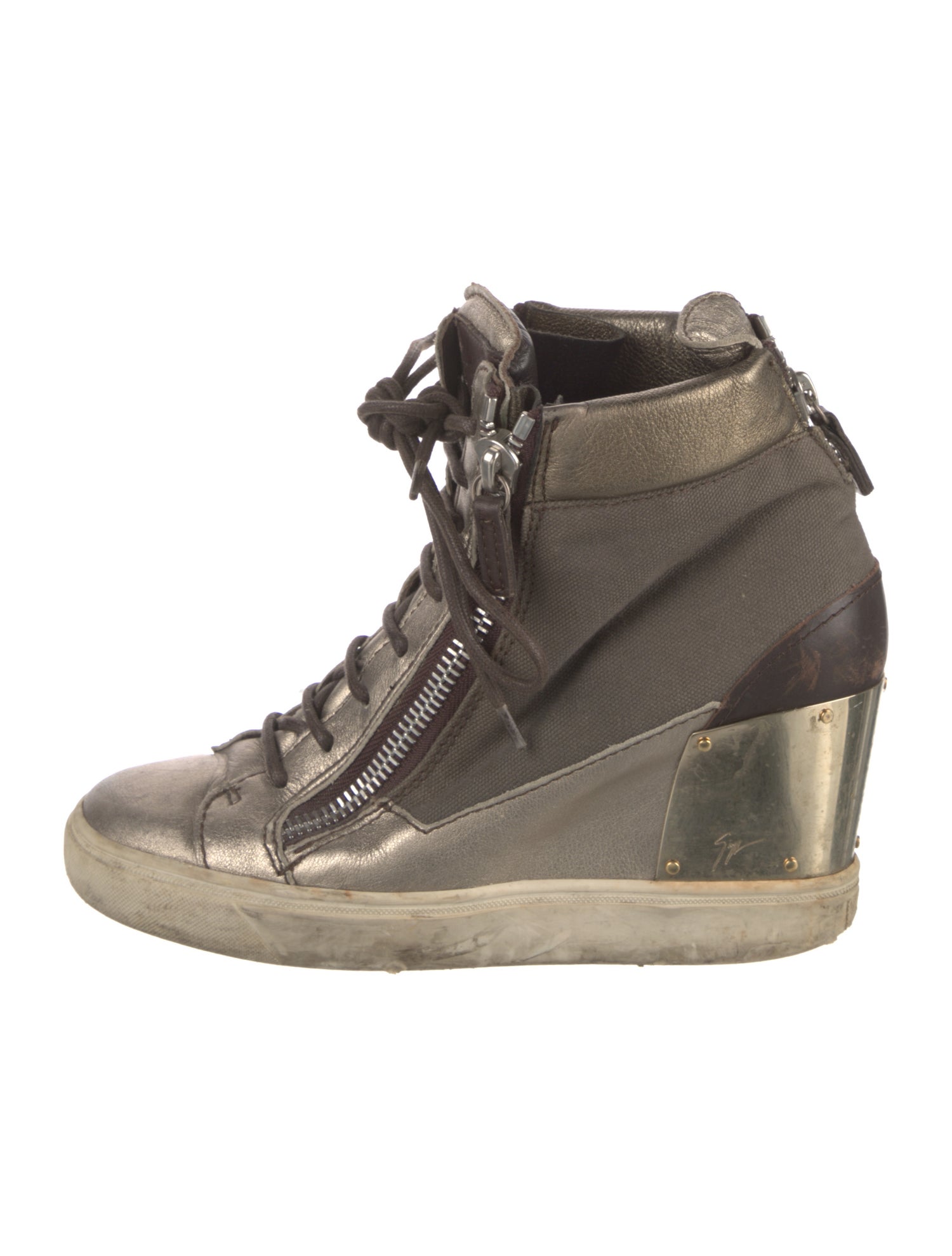 Giuseppe Zanotti Leather Lace-Up Boots