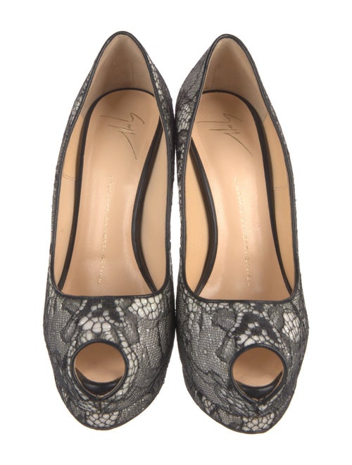 Giuseppe Zanotti Lace Lace Pattern Pumps