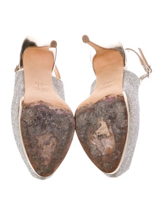Giuseppe Zanotti Glitter Slingback Sandals