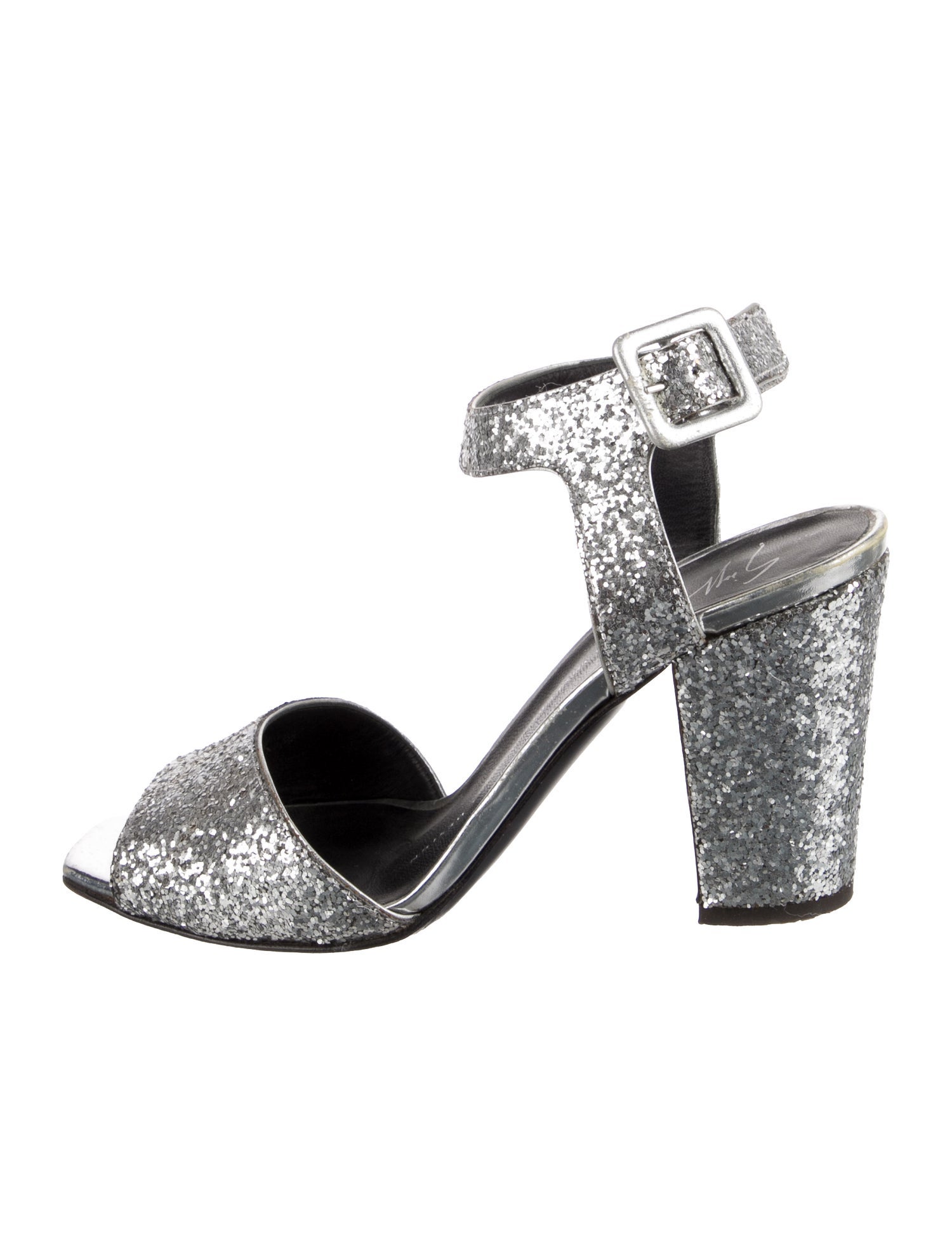 Giuseppe Zanotti Glitter Glitter Accents D'Orsay Pumps