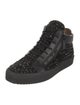 Giuseppe Zanotti Leather Studded Accents Sneakers