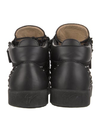 Giuseppe Zanotti Leather Studded Accents Sneakers
