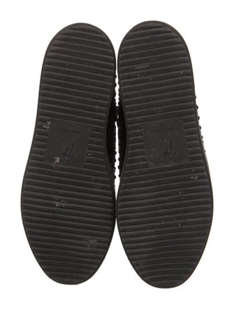 Giuseppe Zanotti Leather Studded Accents Sneakers