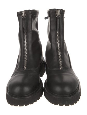 Giuseppe Zanotti Leather Combat Boots