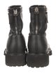 Giuseppe Zanotti Leather Combat Boots