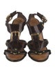 Giuseppe Zanotti Patent Leather Slingback Sandals