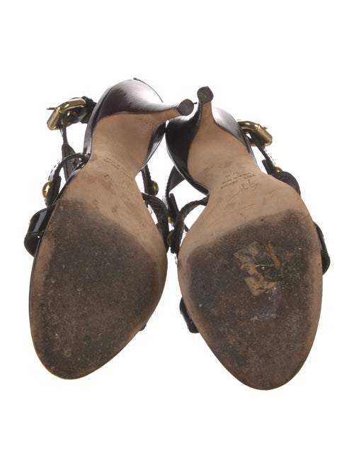 Giuseppe Zanotti Patent Leather Slingback Sandals