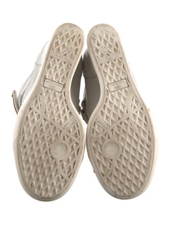 Giuseppe Zanotti Leather Wedge Sneakers