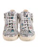 Giuseppe Zanotti Girls' Glitter High Top Sneakers