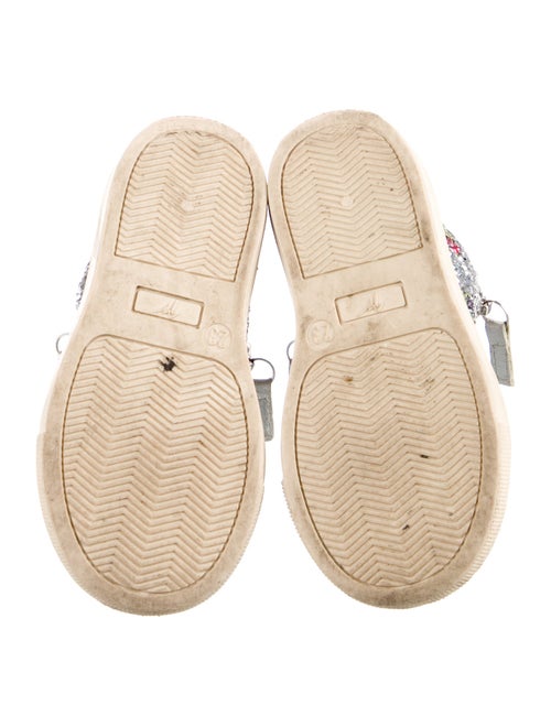 Giuseppe Zanotti Girls' Glitter High Top Sneakers