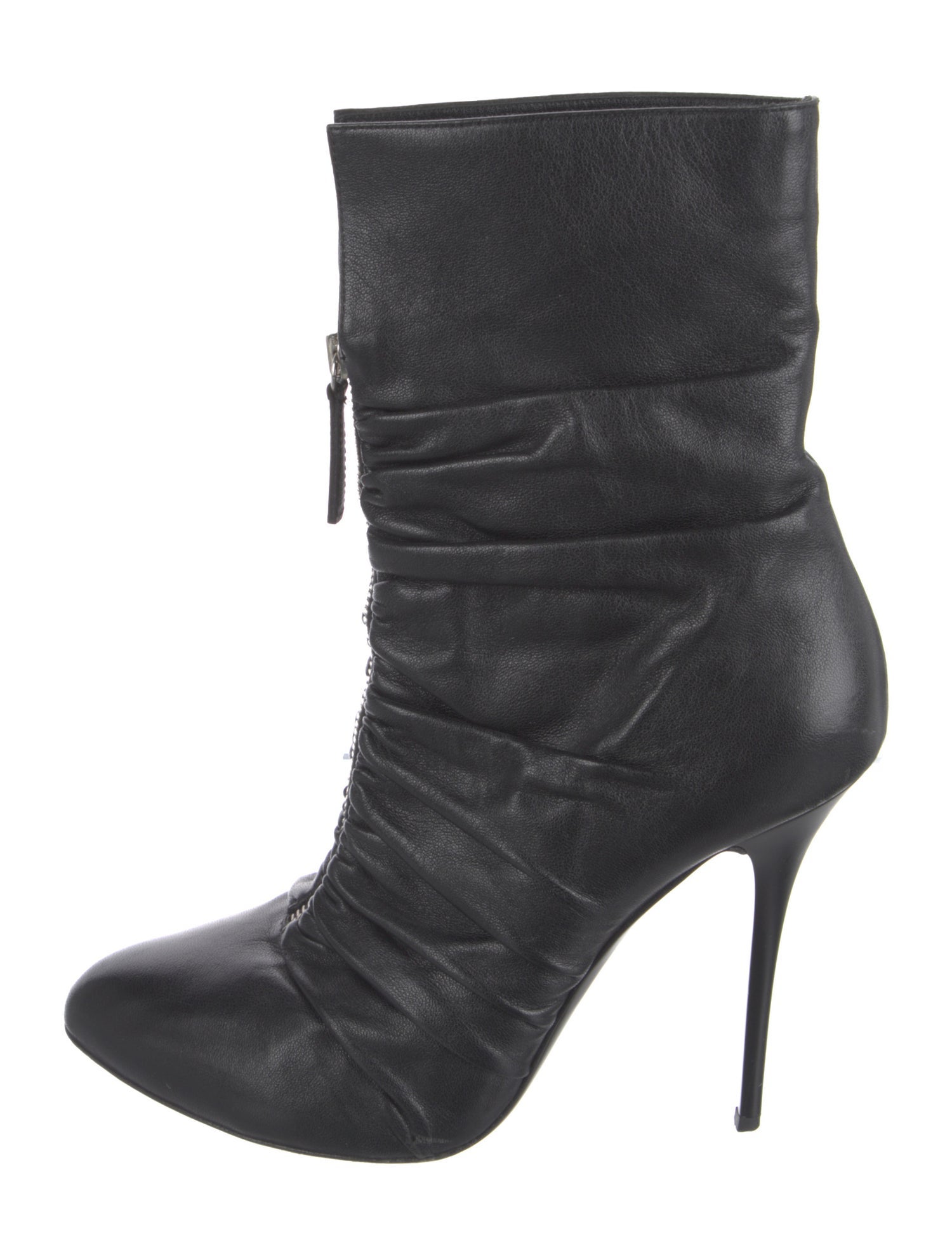Giuseppe Zanotti Leather Lace-Up Boots