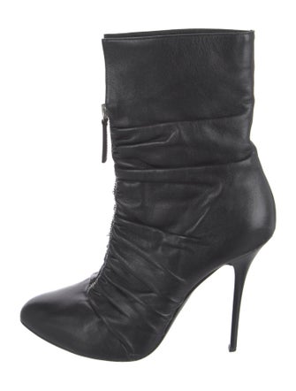 Giuseppe Zanotti Leather Lace-Up Boots