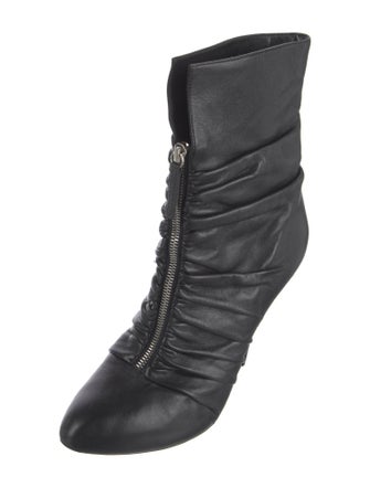 Giuseppe Zanotti Leather Lace-Up Boots