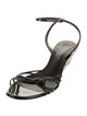 Giuseppe Zanotti Patent Leather Crystal Embellishments Sandals