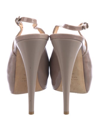 Giuseppe Zanotti Patent Leather Slingback Pumps