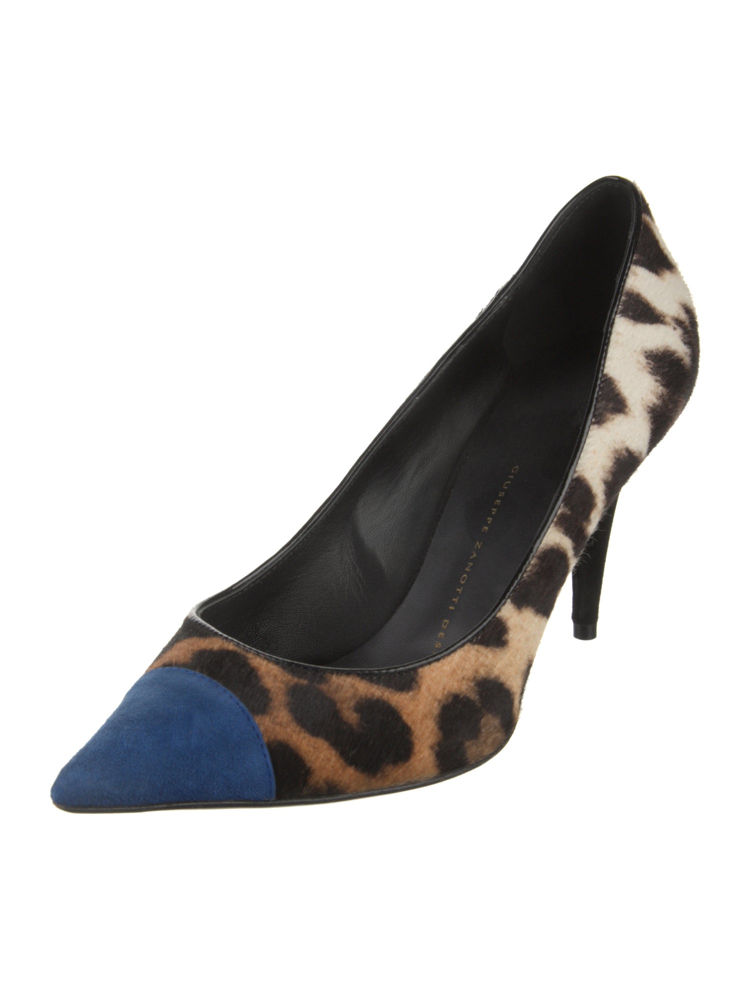 Giuseppe Zanotti Ponyhair Animal Print Pumps