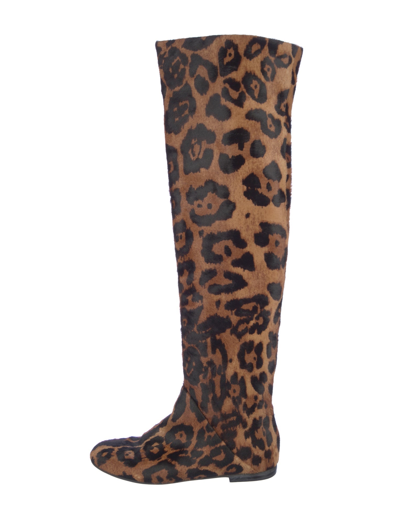 Giuseppe Zanotti Ponyhair Animal Print Boots