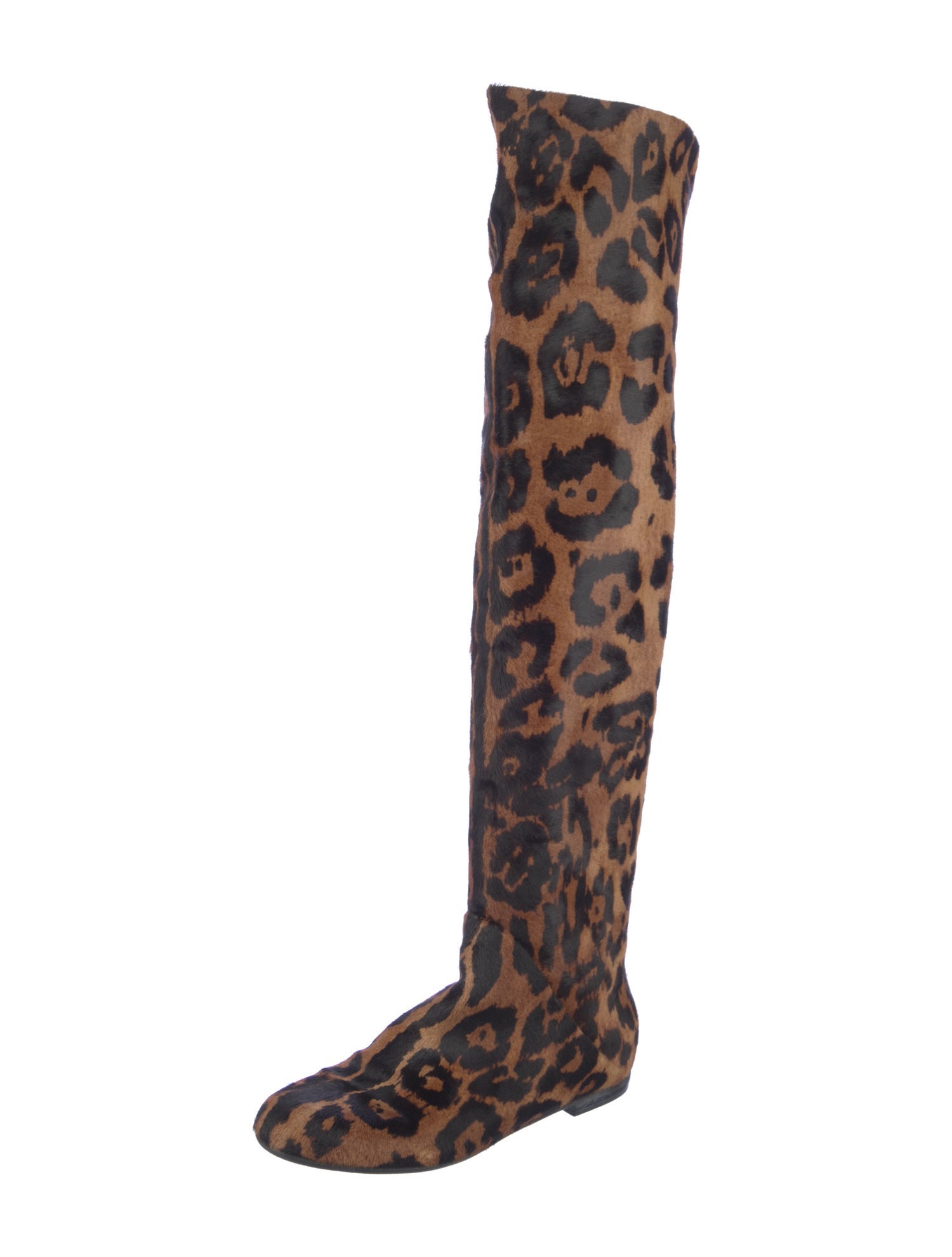 Giuseppe Zanotti Ponyhair Animal Print Boots