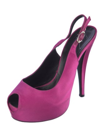Giuseppe Zanotti Suede Slingback Pumps