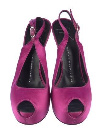 Giuseppe Zanotti Suede Slingback Pumps