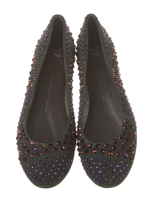 Giuseppe Zanotti Suede Ballet Flats